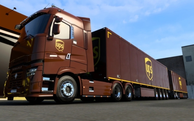 ETS2 - SCS Trailers UPS Skin