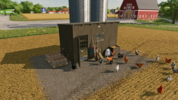 FS22 - Small Chicken Coop 5x3 V1.0