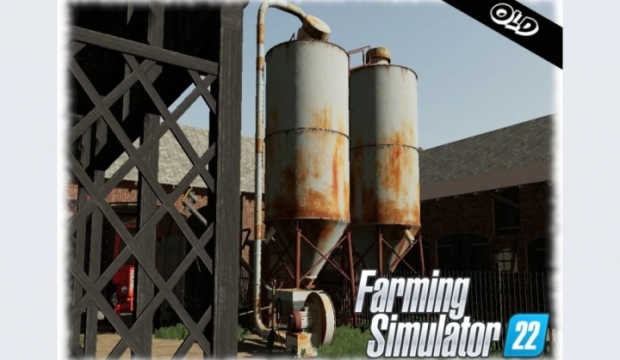 FS22 - Small Old Grain Silo V1.0