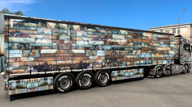 ETS2 - Stone Wall Skin