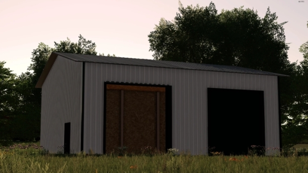 FS22 - Tall White Garage V1.0