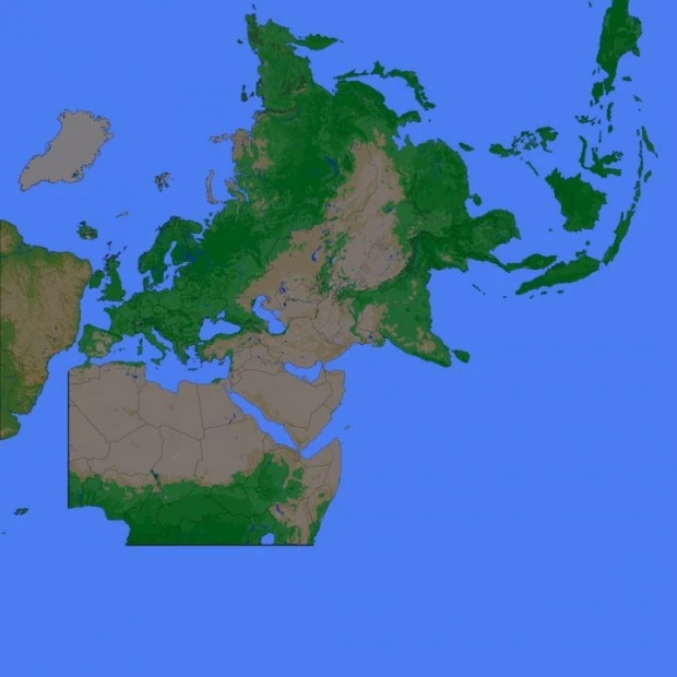 ETS2 - World Map Background V2.0