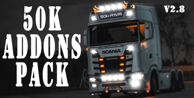 ETS2 - 50k Addons Pack V2.8