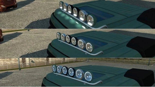 ETS2 - 50kedas Hella Chromium Lamp Rework v1.1