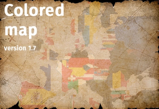 ETS2 - Colored Map v1.7