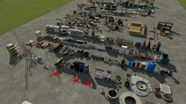 FS22 - Decoration Package (Prefab) V1.0.0.2