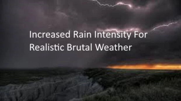 ATS - Increased Rain Intensity For Realistic Brutal Weather V1.0
