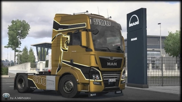 ETS2 - Man Multicolor Metallic Skin V1.0
