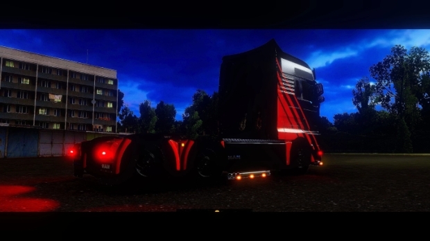 ETS2 - MAN TGX Euro 6 Custom Tuning for Multiplayer V1.0