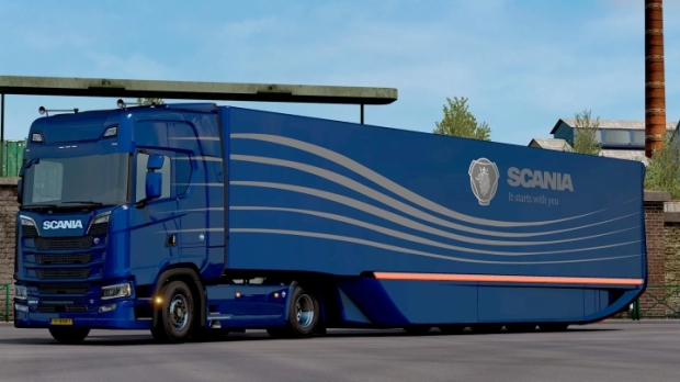 ETS2 - Mercedes AeroDynamic Trailer