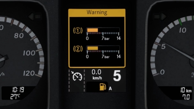 ETS2 - Mercedes-Benz New Actros Realistic Dashboard Computer
