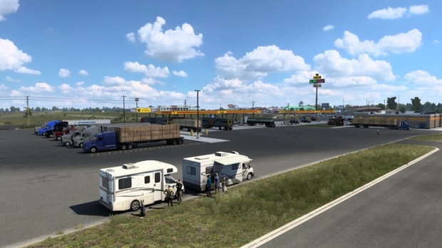 ATS - More Realistic Truck Stops V1.5.7