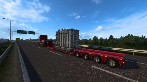 ATS - Multiple Trailers in Traffic