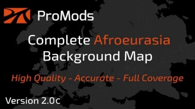 ETS2 - ProMods Afroeurasia Background Map V2.0c