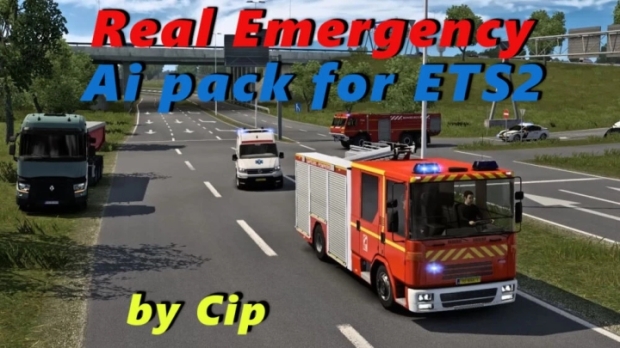 ETS2 - Real Emergency Ai Pack V1.0