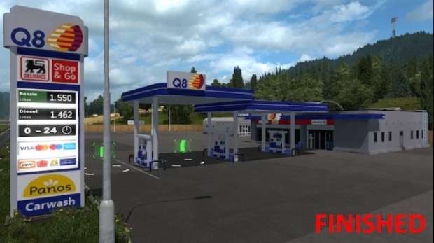 Ets2 Real European Gas Stations Reloaded Euro Truck Simulator 2 Mods Club