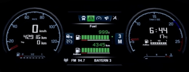ETS2 - Scania S&R 2016 Custom Dashboard V1.9