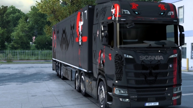 ETS2 - Shadow Anime Samurai Skin
