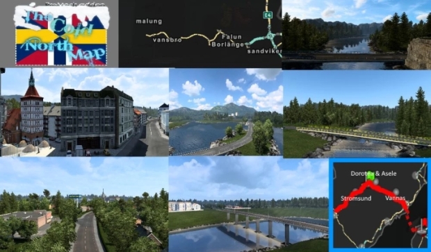 ETS2 - TheColdNorthMap 0.1 Promods Addon