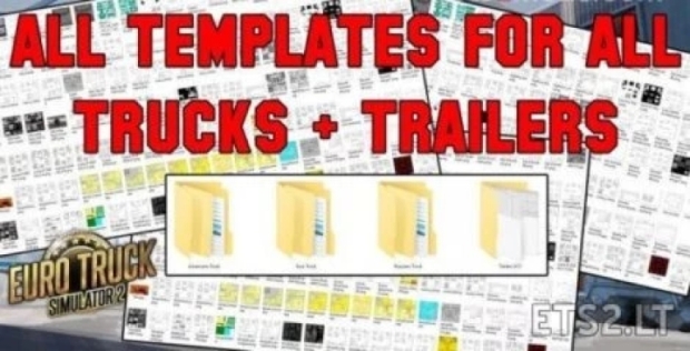 ETS2 - All Template Trucks + Trailers