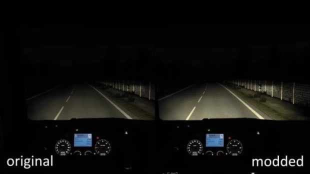 ETS2 - Brighter Headlights V1.0