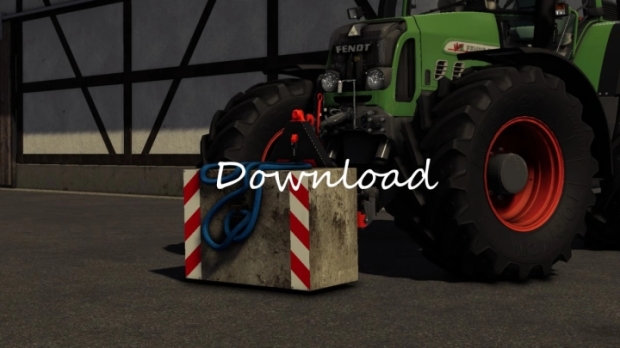 FS22 - Concrete Weight 800KG v1.0