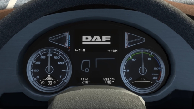 ETS2 - DAF XF 106 Improved Dashboard v1.1