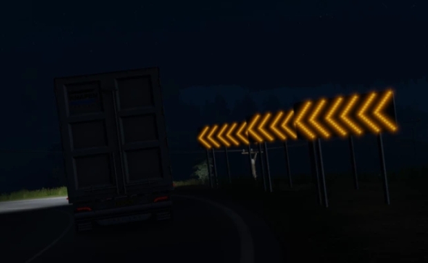 ETS2 - Dangerous Turn Lights v2.5
