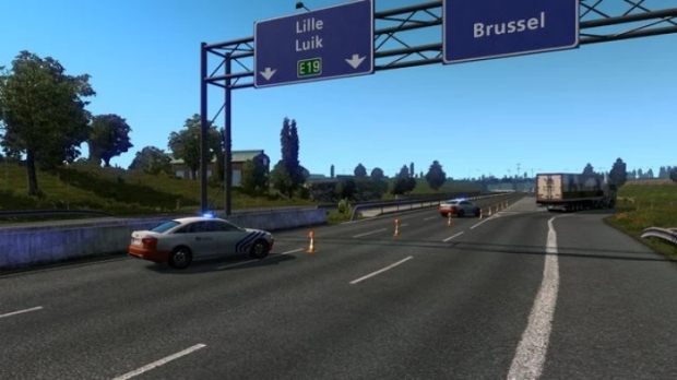 ETS2 - Daniels Roadwork Detours v1.0.1