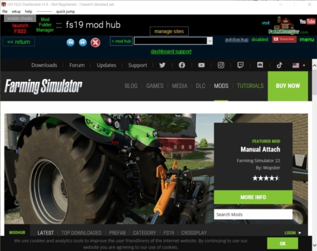 FS22 - Dashboard v3.6