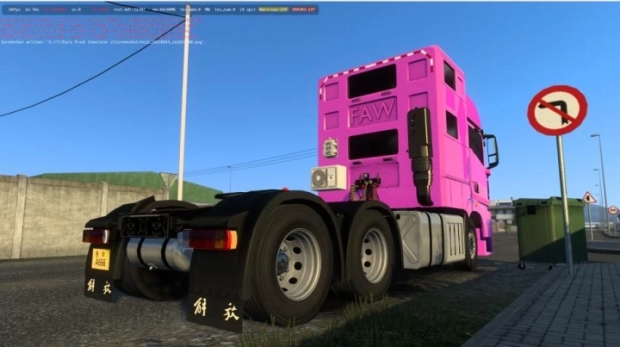 ETS2 - Faw JH6 Home Cabin with Anim