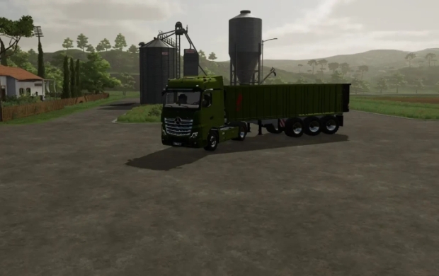 FS22 - Fliegl ASS298 Tridem 3-Achs Schubboden Auflieger v1.0
