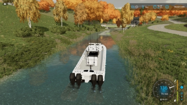 FS22 - Freeman Boat with Trailer V1.0