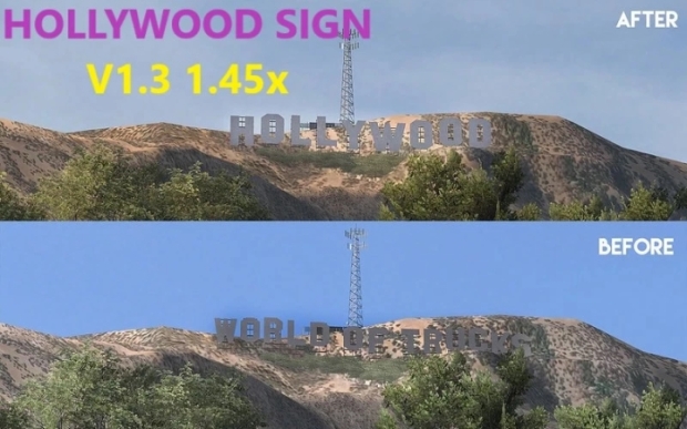ATS - Hollywood Sign in Los Angeles V1.3