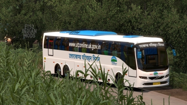 ETS2 - Indian UTC (Uttarakhand) Skin Pack for Volvo B11r by BMI Premium v1.0