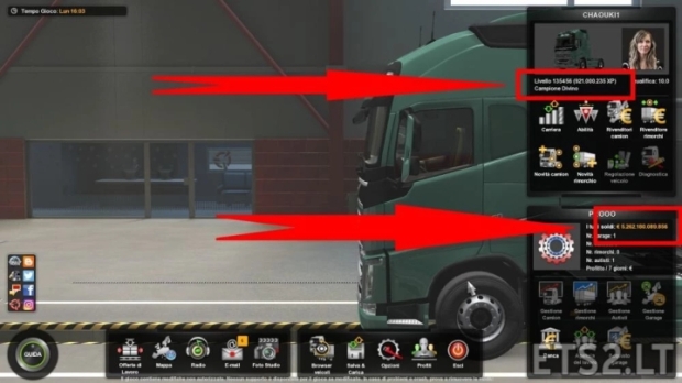 ETS2 - Infinite Money & XP