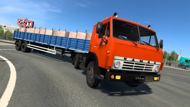 ETS2 - KamAZ 5410 Modified oq37 + Trailers