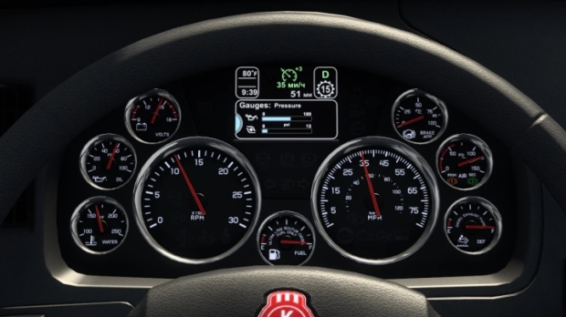 ATS - Kenworth W990 Improved Dashboard