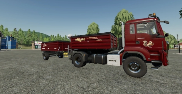 FS22 - Man TGS 18500 Tipper Pack v1.0