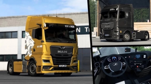 ETS2 - Man Tgx GS 18.510 New Generation Trailers