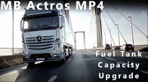 ETS2 - MB Actros 2014 MP4 Fuel Capacity v1.0