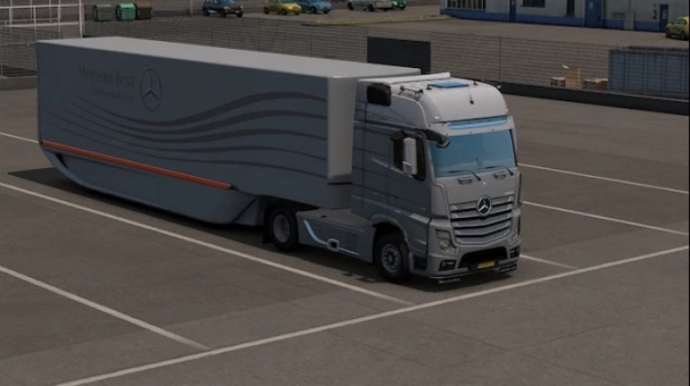 ETS2 - MB AeroDynamic Trailer by AM v1.6