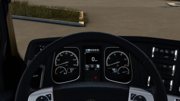 ETS2 - Mercedes-Benz Actros MP4 Improved Dashboard v1.1