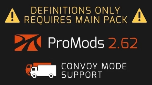 ETS2 - ProMods 2.62 Convoy Mode Support