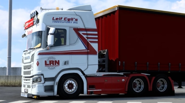ETS2 - Scania R LRN / Leif Egil Transport Valhall Skin v1.0