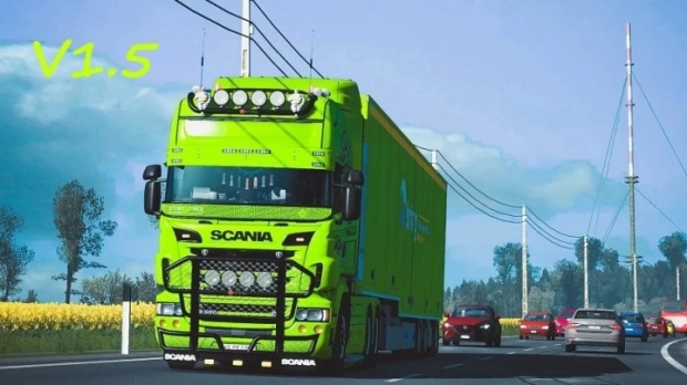 ETS2 - Scania RS/RJL Tuning Pack v1.5