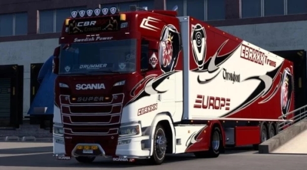 ETS2 - Scania S NG CBRXXX Trans Skin V1.3
