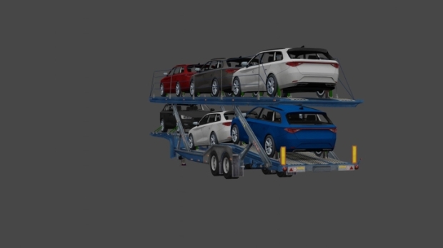 ETS2 - Semi-trailer-car carrier in the property