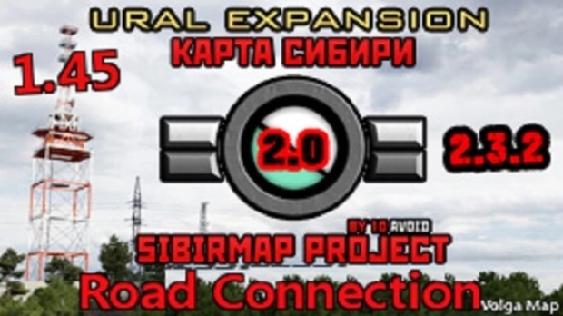 ETS2 - Sibir Map & Volga Map Road Connection