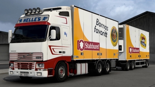 ETS2 - Volvo FH12 MK1 Helles Transport Combo Skin